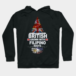 British Grown With Filipino Roots - Gift for Filipino With Roots From Philippines Hoodie